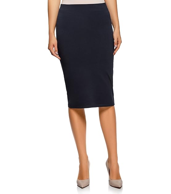 Damen Bleistiftrock Basic